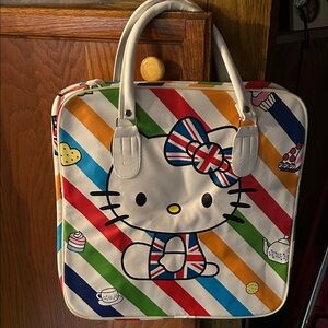 Hello Kitty Colorful Striped  Tote Bag